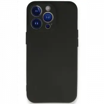 Apple iPhone 13 Pro Kılıf First Silikon - Siyah