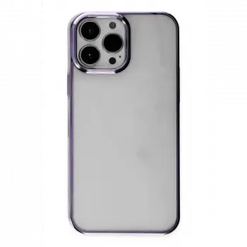 Apple iPhone 13 Pro Max Kılıf Element Silikon - Mor