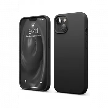 Apple iPhone 14 Kılıf First Silikon - Siyah