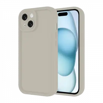 Apple iPhone 14 Kılıf Viera Silikon - Krem