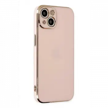 Apple iPhone 14 Kılıf Volet Silikon - Pembe