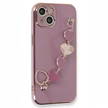 Apple iPhone 14 Plus Kılıf Esila Silikon - Mor