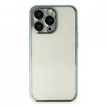 Apple iPhone 14 Pro Max Kılıf Razer Lensli Silikon - Yeşil