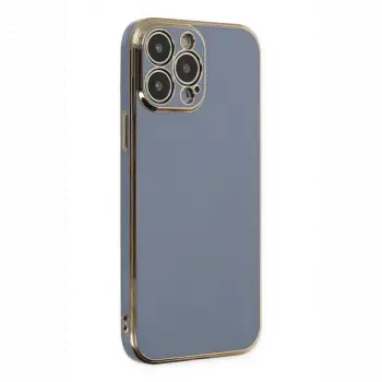 Apple iPhone 14 Pro Max Kılıf Volet Silikon - Mavi