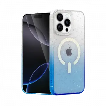Apple iPhone 14 Pro Pummel Shiny Magsafe Kapak - Mavi