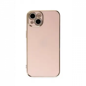 Apple iPhone 15 Kılıf Volet Silikon - Pembe