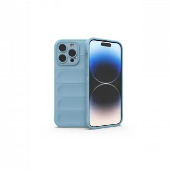 Apple iPhone 15 Pro Kılıf Optimum Silikon - Sky Blue