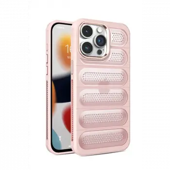 Apple iPhone 15 Pro Max Kılıf Airmax Silikon Kapak - Pembe