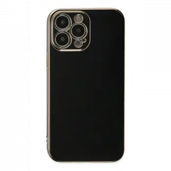Apple iPhone 15 Pro Max Kılıf Volet Silikon - Siyah