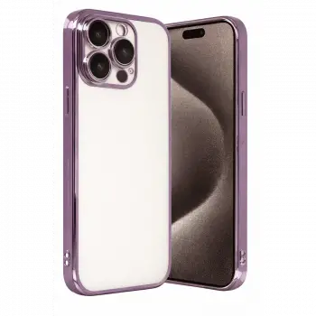 Apple iPhone 15 Pro Max Razer Lensli Silikon - Mor