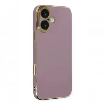 Apple iPhone 16 Kılıf Volet Silikon - Mor