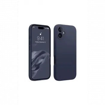 Apple iPhone 16 Plus Kılıf First Silikon - Lacivert