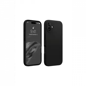 Apple iPhone 16 Plus Kılıf First Silikon - Siyah