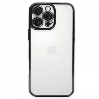 Apple iPhone 16 Pro Max Kılıf Razer Lensli Silikon - Siyah