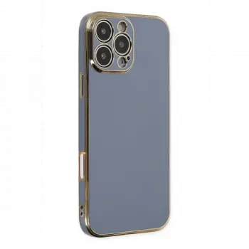 Apple iPhone 16 Pro Max Kılıf Volet Silikon - Mavi