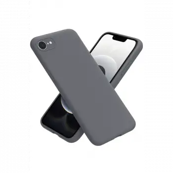 Apple iPhone 16E Kılıf First Silikon - Gri