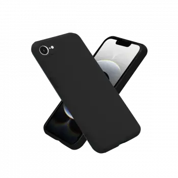 Apple iPhone 16E Kılıf First Silikon - Siyah