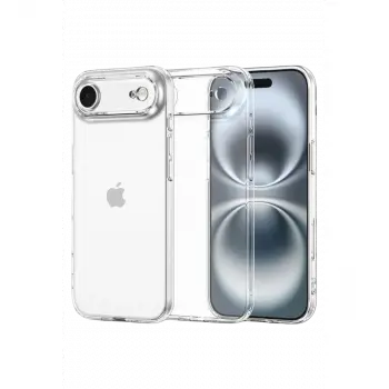 Apple iPhone 17 Air Lüx Şeffaf Silikon - Şeffaf