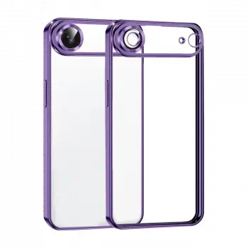 Apple iPhone 17 Air Razer Lensli Silikon - Mor