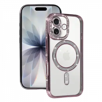 Apple iPhone 17 Joke Simli Magneticsafe Kılıf - Pembe