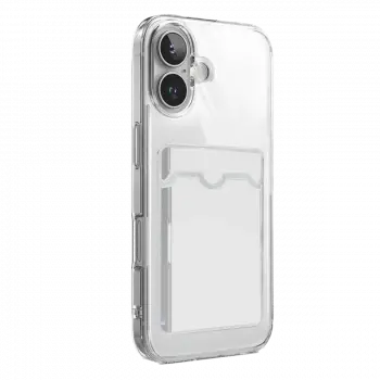 Apple iPhone 17 Kart Şeffaf Silikon - Şeffaf