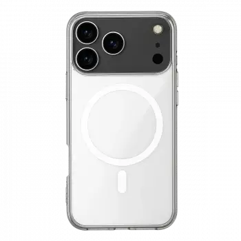 Apple iPhone 17 Pro Kılıf Magneticsafe Şeffaf Silikon - Şeffaf