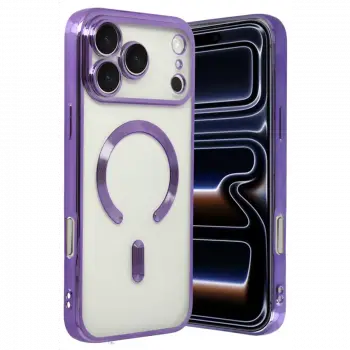 Apple iPhone 17 Pro Kross Magneticsafe Kapak - Mor