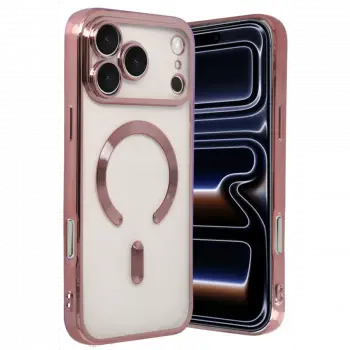 Apple iPhone 17 Pro Max Kross Magneticsafe Kapak - Rose