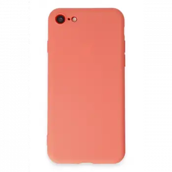 Apple iPhone 7 Kılıf First Silikon - Turuncu
