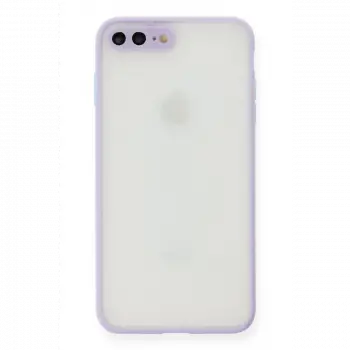 Apple iPhone 7 Plus Kılıf Montreal Silikon Kapak - Mor