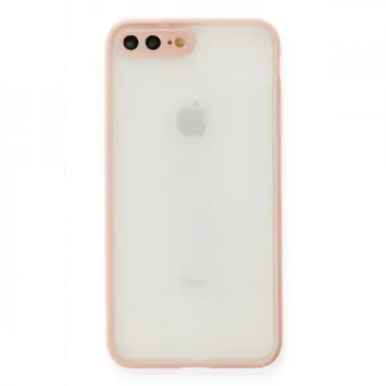 Apple iPhone 7 Plus Kılıf Montreal Silikon Kapak - Pembe