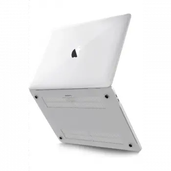 Apple Macbook Pro 16.2 2021 Macbook Buzlu Kapak - Şeffaf