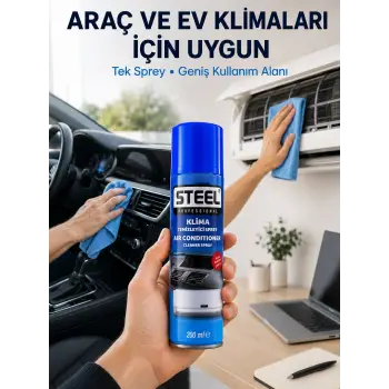 Araç Kliması ve Ev Tipi Klimalar İçin Temizlik Çözümü