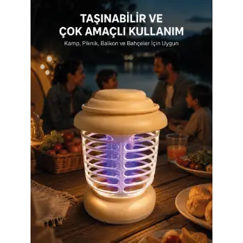 Askılı Tasarıma Sahip LED Aydınlatmalı Sinek Kovucu
