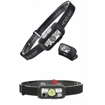 Ayarlanabilir Kafa Lambası Type-C Şarjlı Kompakt Kamp Lambası