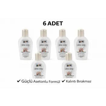 B&M Oje Sil 70 ml Asetonlu Oje Çıkarıcı Güçlü Formül 6 ADET