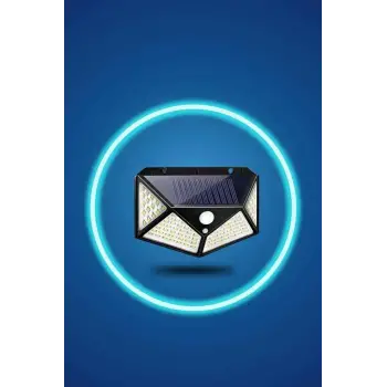Bahçe Lambası Bahçe Aydınlatma Sensörlü Suya Dayanıklı 100 Led