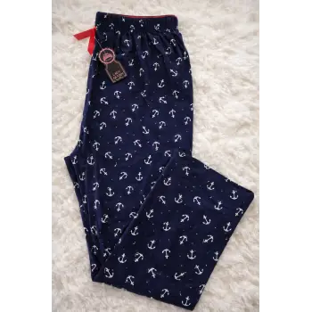 Bambu Likralı Ring Viskon Battal Beden Pijama Altı 6020