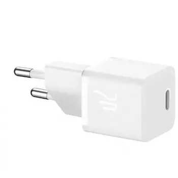 Baseus CCGN050102 20W Beyaz 1C GaN5 Adaptör Mini