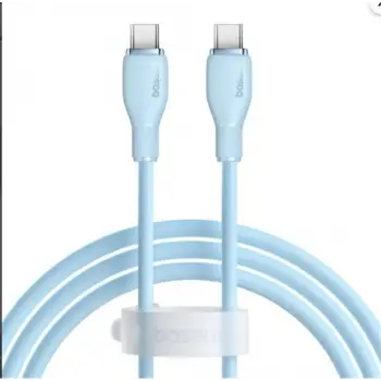 Baseus Pudding USB-A Light 2.4A Kablo 1.2m Mavi (P10355700311-00)