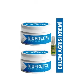 Biofreeze 150 ml Rahatlama Masaj Kremi X 2 Adet + Çörek Otu Yağı 30 ml Hediye
