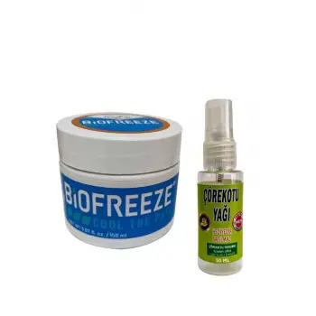 Biofreeze Masaj Kremi 150 ml 1 ad+ Çörek Otu Yağı ile 30 ml