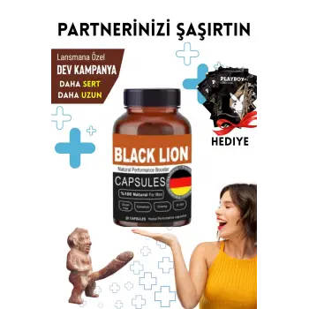 Black Lion XXL Erkeklere Özel Ürün Seti