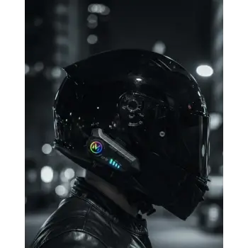 Bluetooth 5.3 Kask İçi Intercom Kulaklık 1000 m Mesafe 1000 mAh