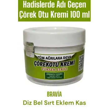 Bravia Çörek Otu Kremi 100 ml 1 Adet