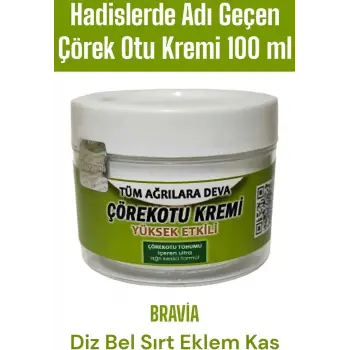 BRAVİA ÇÖREK OTU KREMİ 100 ML 1 ADET