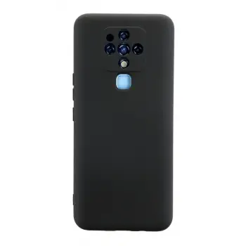 Camon 16 Kılıf Nano içi Kadife Silikon - Siyah