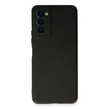 Camon 18 Kılıf First Silikon - Siyah
