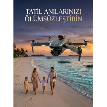 Canlı Görüntü Aktarımlı Katlanabilir Kamera Dron