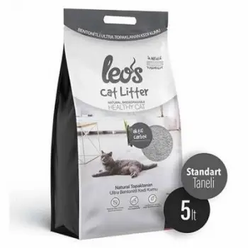 Cat Litter Grey Aktif Karbonlu Bentonit Kedi Kumu 5 Lt